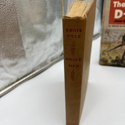 Lot of 10 War Related Vintage Books 1920s 1930s 1940s 1950s 1960s