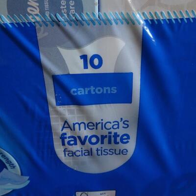 LOT 461.    10 CARTONS OF KLEENEX STILL IN PACKAGE