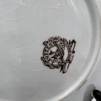 Very Rare 1880 Commemorative James A. Garfield Plate