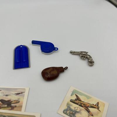 Large Lot of Antique Cracker Jacks Toys