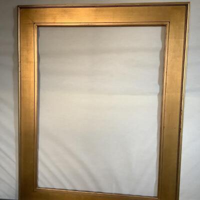 Large wooden painted gold frame