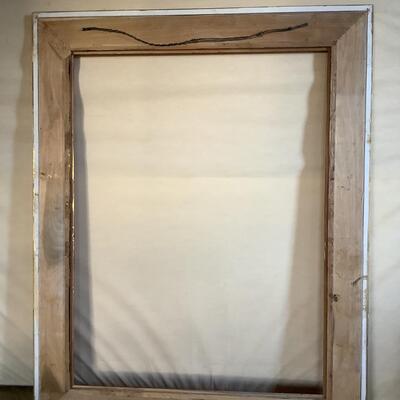 Large wooden painted gold frame