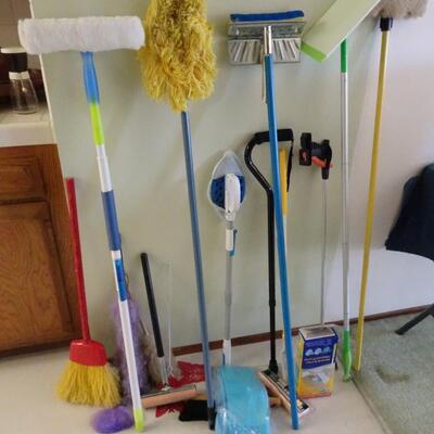 LOT 467. CLEANING GEAR AND CANE