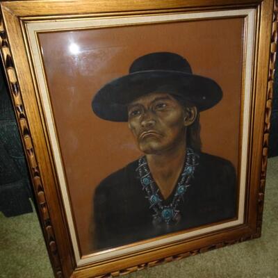 LOT 477. FRAMED ART