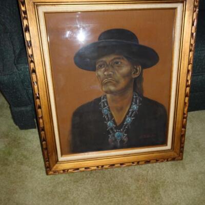 LOT 477. FRAMED ART