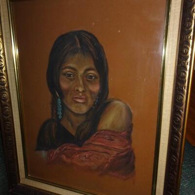 LOT 478. FRAMED ART