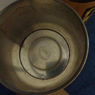 LOT 480. VINTAGE METAL CANISTER SET