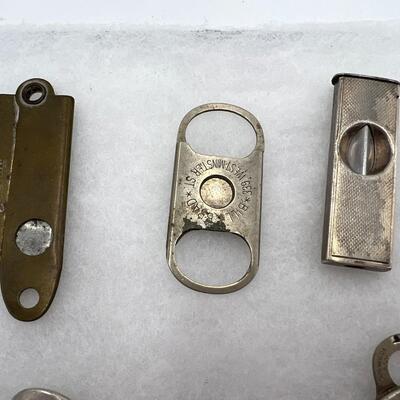 Lot of 12 Vintage Antique Cigar Cutters