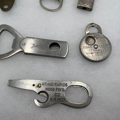 Lot of 12 Vintage Antique Cigar Cutters