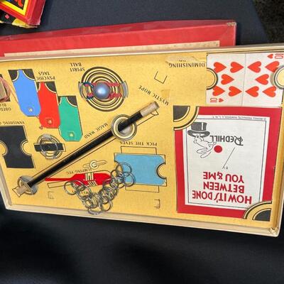 Lot of 9 Vintage Boxed Toy Games