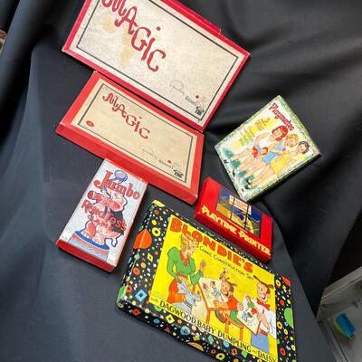 Lot of 9 Vintage Boxed Toy Games