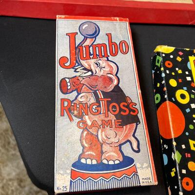 Lot of 9 Vintage Boxed Toy Games