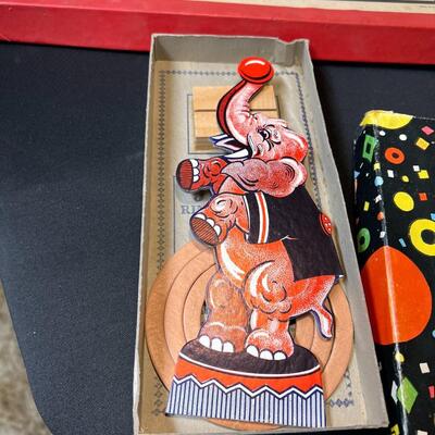 Lot of 9 Vintage Boxed Toy Games