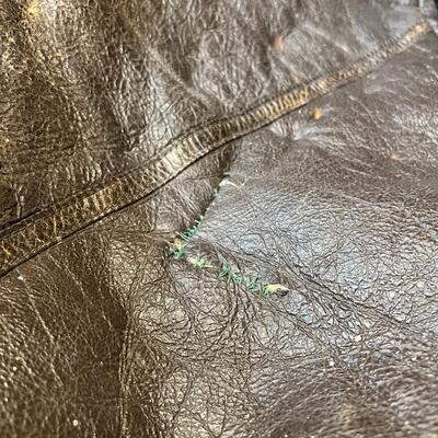 Rare WW2 USAA Leather Sheepskin Lined Pants with Suspenders