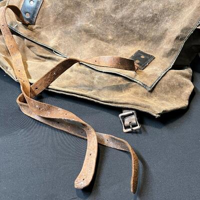 Rare WW2 Swedish Mountain Trooper Ducted Canvas Backpack