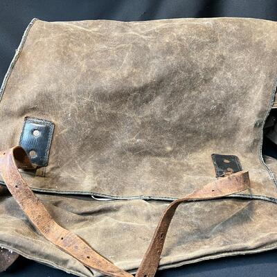 Rare WW2 Swedish Mountain Trooper Ducted Canvas Backpack