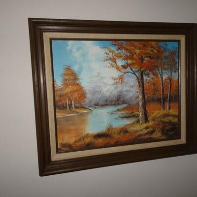 LOT 491. OIL PAINTING