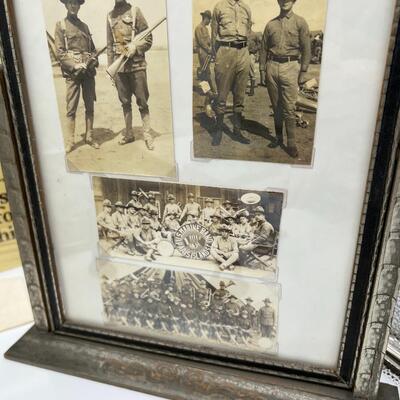 Lot of WW1 Red Cross Poster and Arm Band Pins and Ephemera