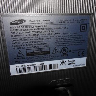 LOT 493. SAMSUNG TV/MONITOR