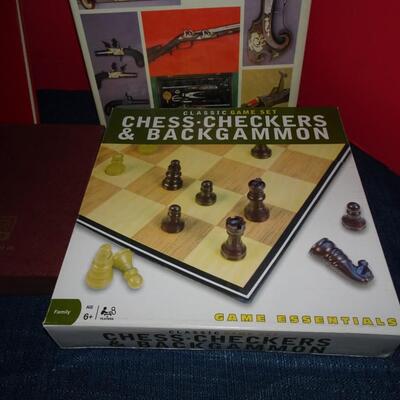 LOT 495. TWO BOOKS AND TWO GAME