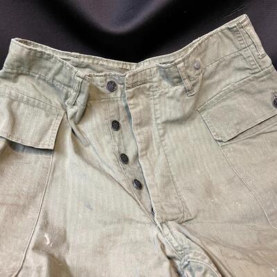 WW2 US Army M43 HBT Trousers 34 W x 33L