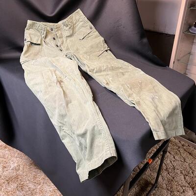 WW2 US Army M43 HBT Trousers 34 W x 33L