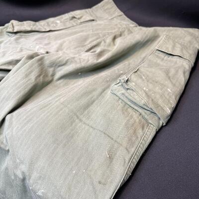 WW2 US Army M43 HBT Trousers 34 W x 33L