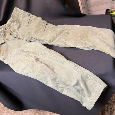 WW2 US Army M43 HBT Trousers 34 W x 33L