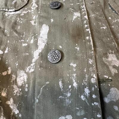 WW2 M37 Sage Green 13 Star Button Jacket with Calvery Collar
