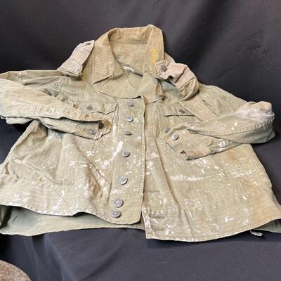 WW2 M37 Sage Green 13 Star Button Jacket with Calvery Collar