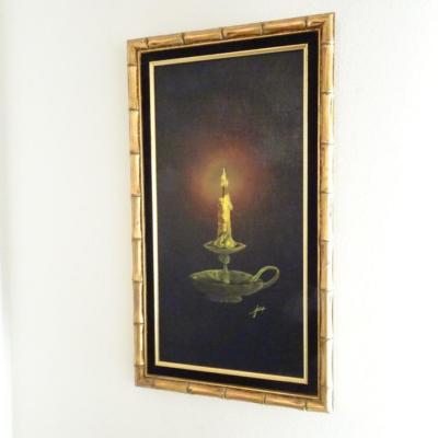 LOT 514.   OIL PAINTING ART