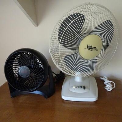 LOT 516. TWO FANS