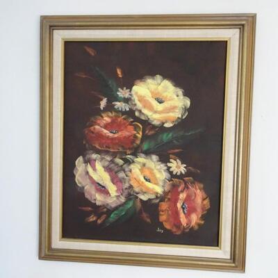 LOT 521. OIL PAINTING