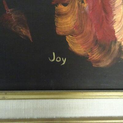 LOT 521. OIL PAINTING
