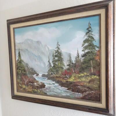 LOT 522. OIL PAINTING