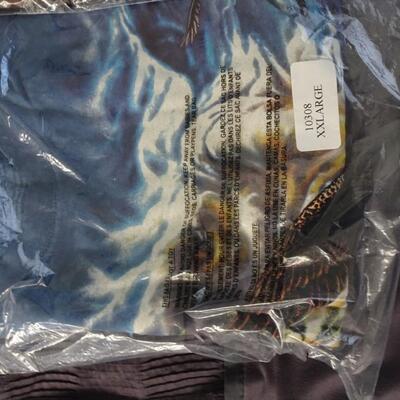 LOT 525.      FIVE XXL MENS T SHIRTS STILL IN PACKAGE