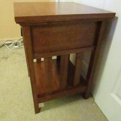 LOT 4  MISSION STYLE NIGHTSTAND