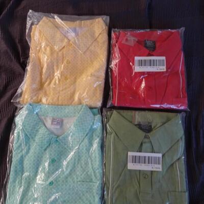 LOT 529.      4 POLO SHIRTS XXL  STILL IN PACKAGE