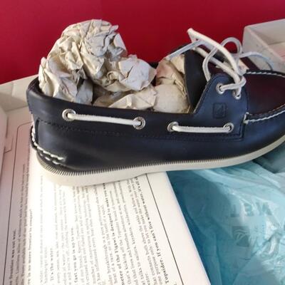 LOT 535. 3 PAIR OF SPERRY TOP SIDERS