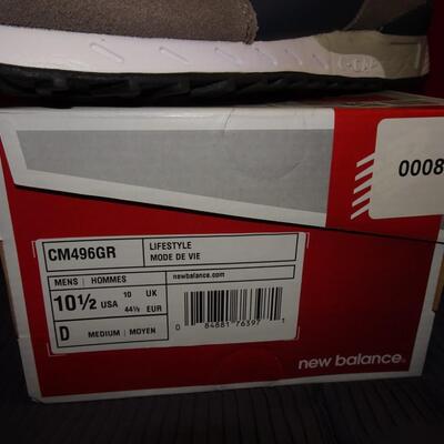 LOT # 541  TWO PAIR OF NEW BALANCE SHOES  SIZE 10.5 NEW IN BOX