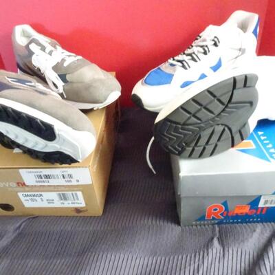 LOT 543. NEW BALANCE AND RYDELL SHOES  (USED)