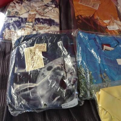 LOT 546. SEVEN MENS POLO SHIRTS XXL NEW IN PACKAGE