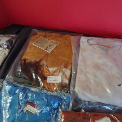 LOT 546. SEVEN MENS POLO SHIRTS XXL NEW IN PACKAGE