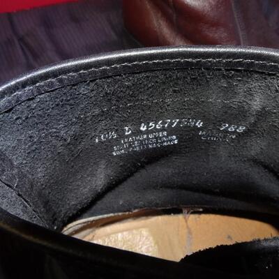 LOT 550. THREE PAIR OF MENS BOOTS SIZE 10.5
