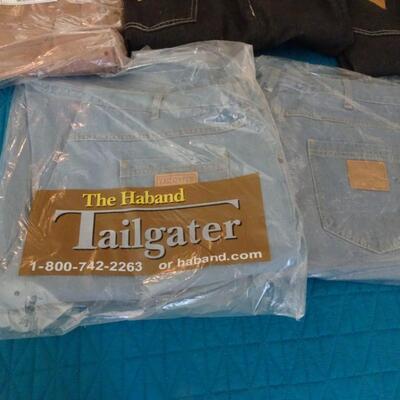 LOT 558.   SIX MENS JEANS