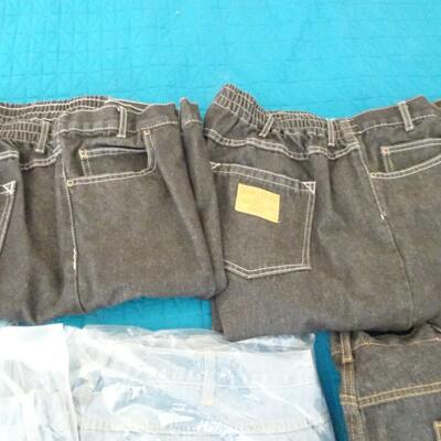 LOT 558.   SIX MENS JEANS