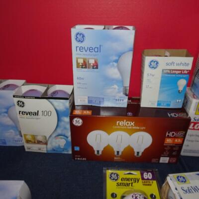 LOT 595. LIGHT BULBS