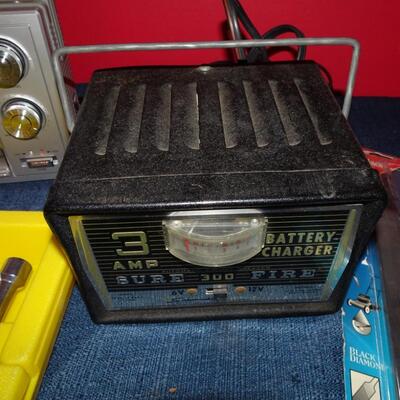 LOT # 604 TOOLD, RADIO AND BATTERY CHARGER