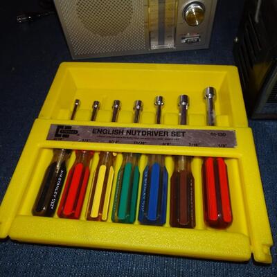 LOT # 604 TOOLD, RADIO AND BATTERY CHARGER
