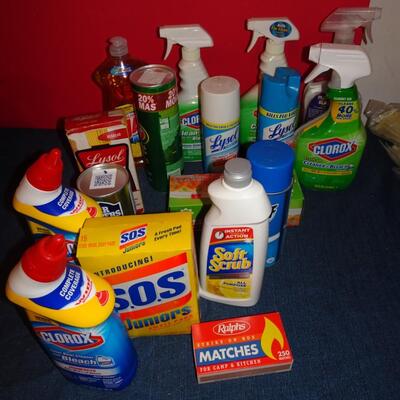 LOT 611. CLEANING SUPPLIES